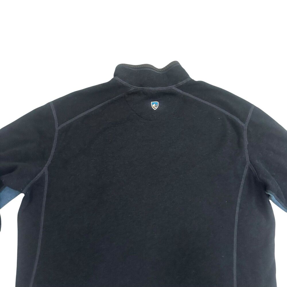 Kuhl Revel Quarter Zip Sweater Men’s 2XL XXL Navy Blue Fleece Pullover 3007 - Picture 9 of 12